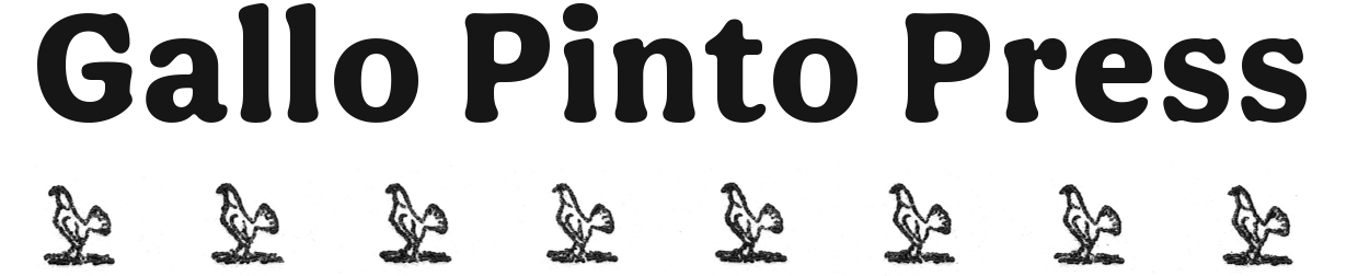 Gallo Pinto Press limited edition, hand carved, letterpress prints